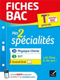 Fiches bac Mes 2 spécialités Tle générale : Physique-chimie, SVT & Grand Oral - Bac 2022: nouveau programme de Terminale