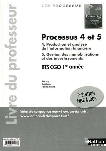 PROCESSUS 4/5 BTS 1 CGO PROF