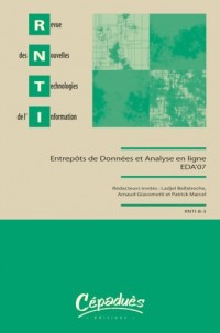 Revue des Nouvelles Technologies de l'Information : Entrepôts de données et analyse en ligne