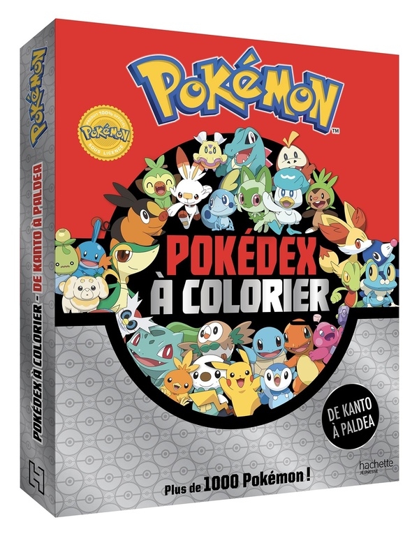 Pokémon - Pokedex à colorier Paldea: Livre de coloriages