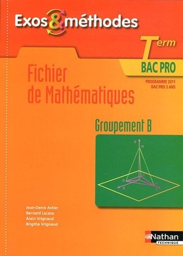 Fichier de mathématiques - Term Bac Pro