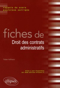 Fiches de Droit des Contrats Administratifs