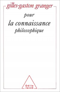 Pour la connaissance philosophique