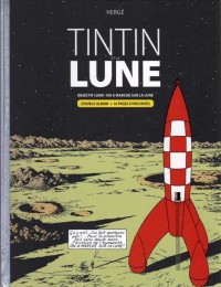 Tintin et la Lune Double Album + 16 P. d'Archives