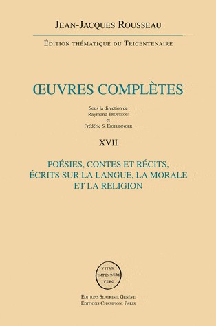 Oeuvres complètes : Volume 17, Poésies, contes, récits