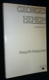 L'Esprit frappeur : Carnets 1940-1973 (L'Atelier du possible)