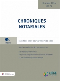 Chroniques notariales 79