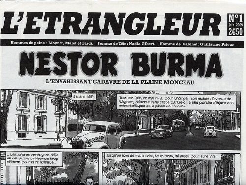 L'Etrangleur, N° 1, Juin 2009 : Nestor Burma : L'envahissant cadavre de la plaine Monceau