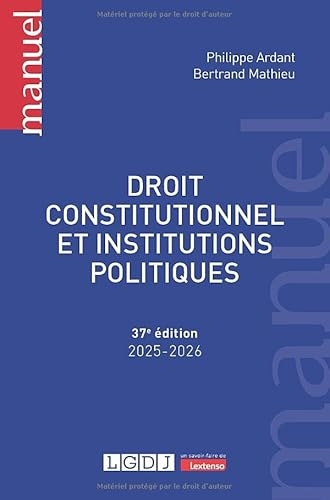 Droit constitutionnel et institutions politiques (2025-2026)
