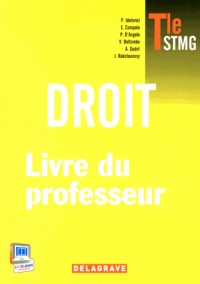 Droit Tle STMG : Livre du professeur