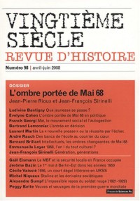 Vingtième siècle, N° 98, avril-juin 20 : L'ombre portée de Mai 68