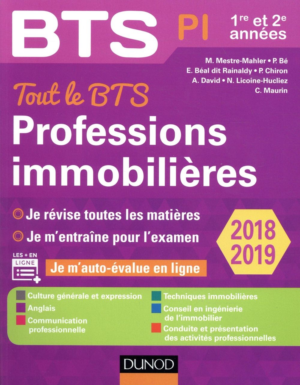 Tout le BTS Professions immobilières - 2018-2019 - 1re et 2e années
