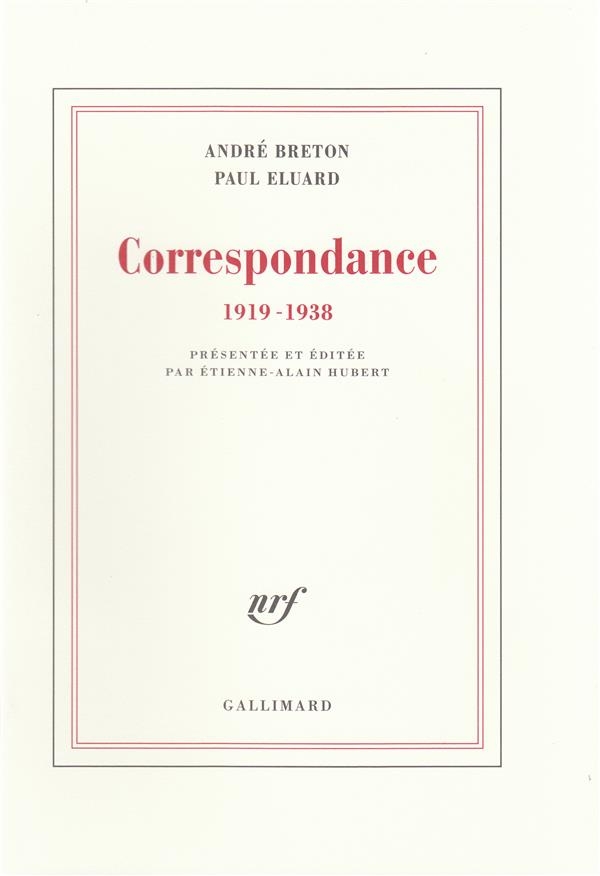 Correspondance (1919-1938)