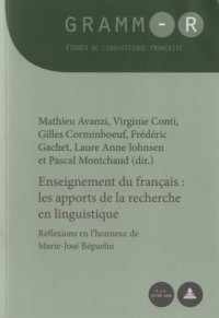 Enseignement du français : Les apports de la recherche en linguistique