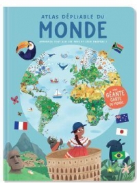 Du monde atlas dépliable