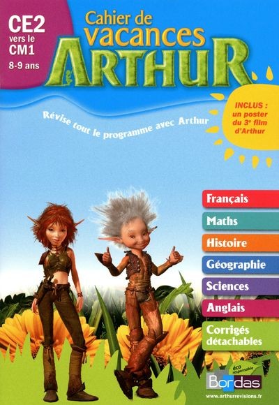 Cahier vacances Arthur CE2/CM1 2011