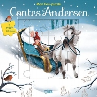 Mon livre puzzle 12 pièces: Contes Andersen - Dès 3 ans
