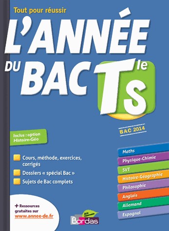 ANNEE DU BAC TERM S