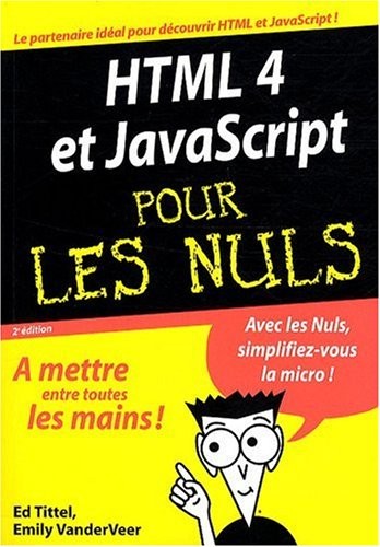 HTML 4 et JavaScript pour les nuls