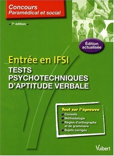 Tests psychotechniques d'aptitude verbale : Entrée en IFSI