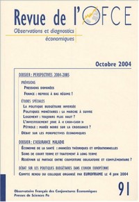 Revue de l'OFCE, N° 91, Octobre 2004 :