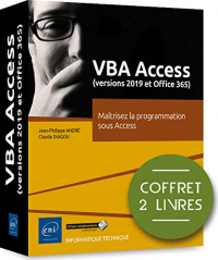 VBA Access (versions 2019 et Microsoft 365) - Coffret de 2 livres : Maîtrisez la programmation sous Access