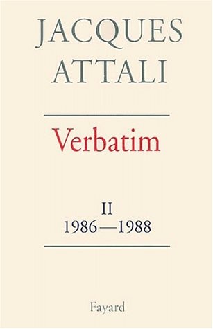Verbatim : Tome 2, 1986-1988