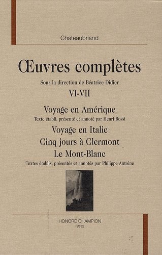 Oeuvres completes, VI-VII