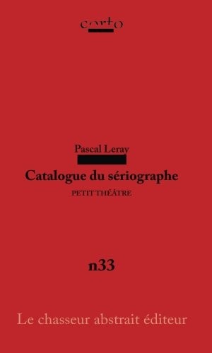 Catalogue du sériographe: PETIT THÉÂTRE