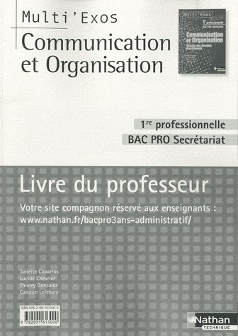 COMM/ORGANISAT 1E BPRO SEC (ME