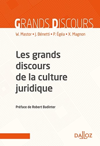 Les grands discours de la culture juridique (Grands arrêts)