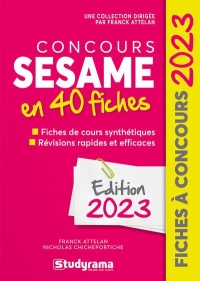 Concours SESAME en 40 fiches