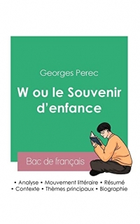 Réussir son Bac de français 2023 : Analyse de W ou le Souvenir d'enfance de Georges Perec