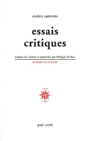 Essais critiques