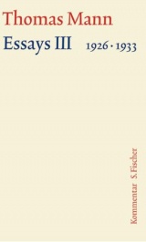 Essays III 1926-1933: Kommentar
