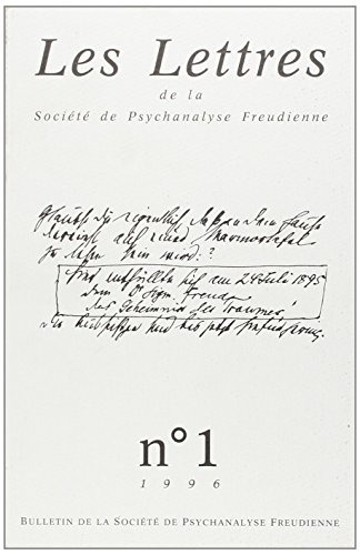 Revue les Lettres de la Spf N 1 1996 - les Ideaux et la Psychanalyse