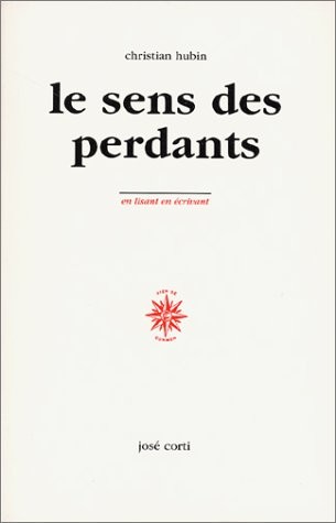 Le Sens des perdants (livre non massicoté)