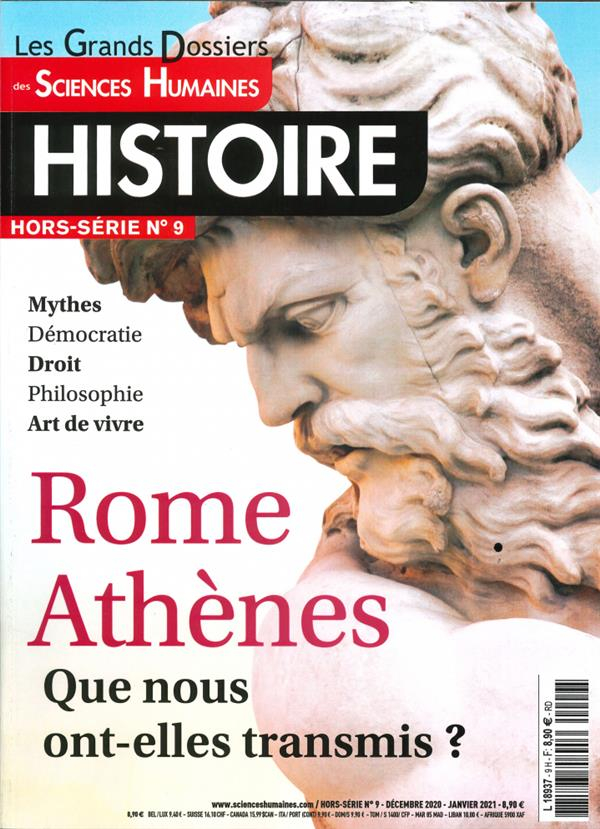 Sciences Humaines Gd Hs N 9 : Rome, Athenes