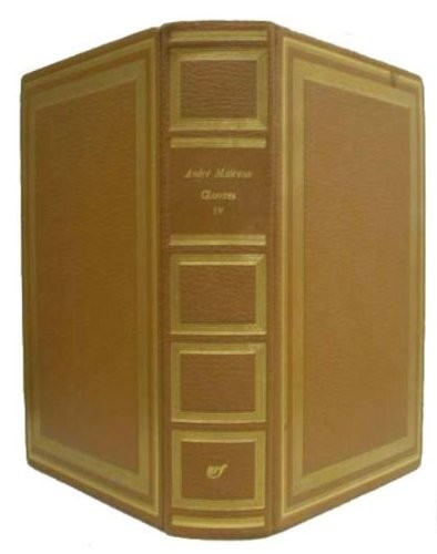 Oeuvre, tome 4 : Antimémoire [9782070106165]
