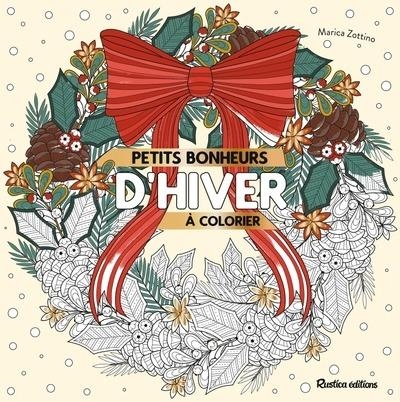 Mes petits bonheurs d'hiver à colorier