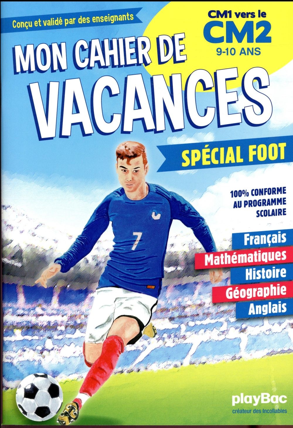 Cahier de vacances 100% Foot - Du CM1 au CM2