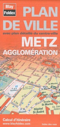 Plan de Metz et son agglomération