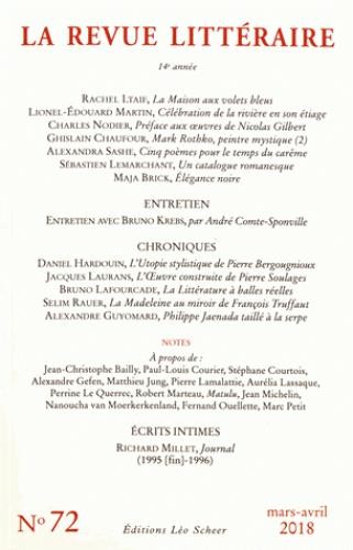 Revue Litteraire N 72 (le)