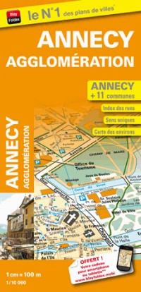 Plan de ville d'Annecy agglomération : 1/10000