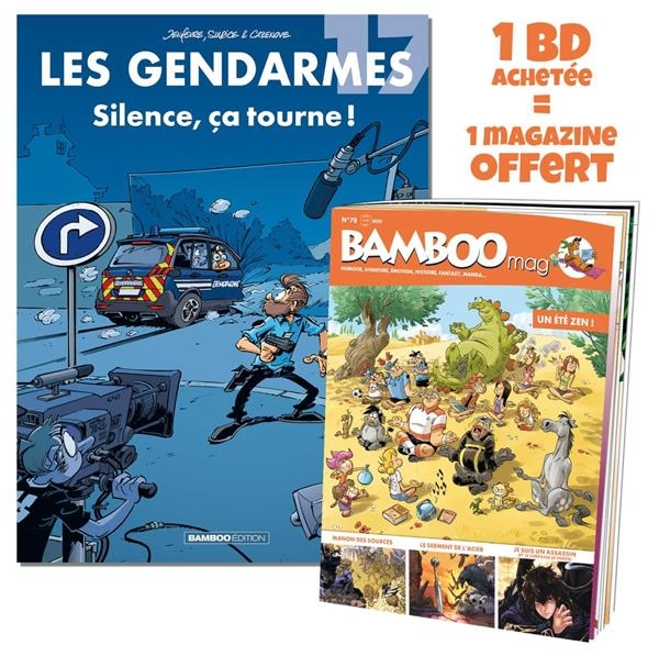 Les Gendarmes - tome 17 + Bamboo mag offert: Silence, ça tourne !