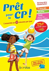 Prêt pour le CP - Cahier de vacances, révisions de la Grande Section (GS)