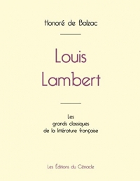 Louis Lambert de Balzac (édition grand format)