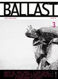 Ballast, N° 3, Automne 2015 :