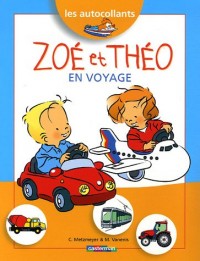 Zoé et Théo en voyage : Les autocollants