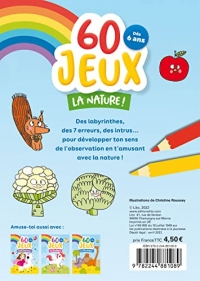 Bloc 60 jeux - La nature ! Dès 6 ans